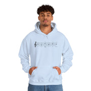 Musical Note Hoodie, Perfect Gift for Musicians, Unisex Sweatshirt, Music Lover Apparel, Cozy for Concerts, Note Design